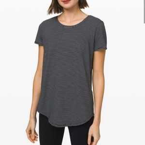 Lululemon Love Crew Striped Tee